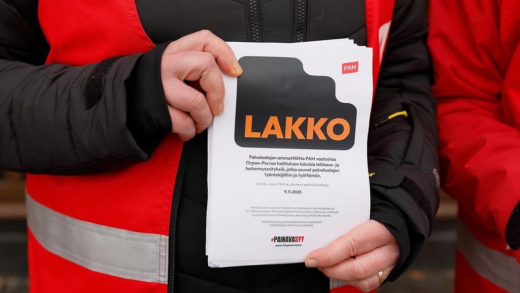 Useat ammattiliitot voivat lakoilla helmikuussa, jos työmarkkinoille ei synny sopua palkankorotuksista. AOP, arkistokuva.