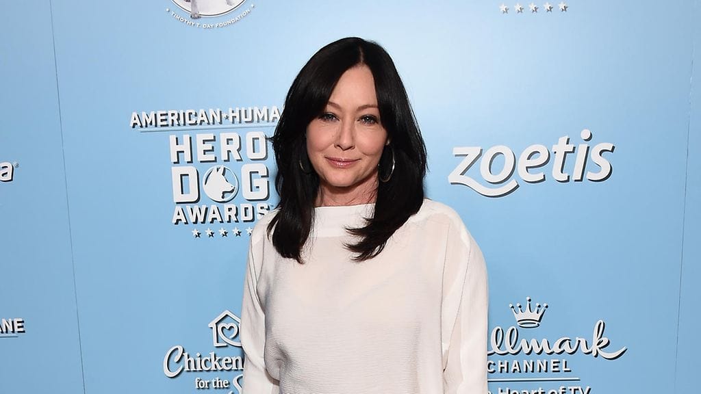 Näyttelijä Shannen Doherty sai rintasyöpädiagnoosin vuonna 2015.