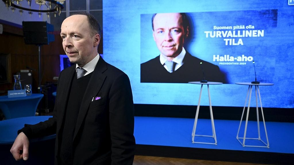 Halla-aho avasi perjantaina vaalikampanjansa Helsingissä.