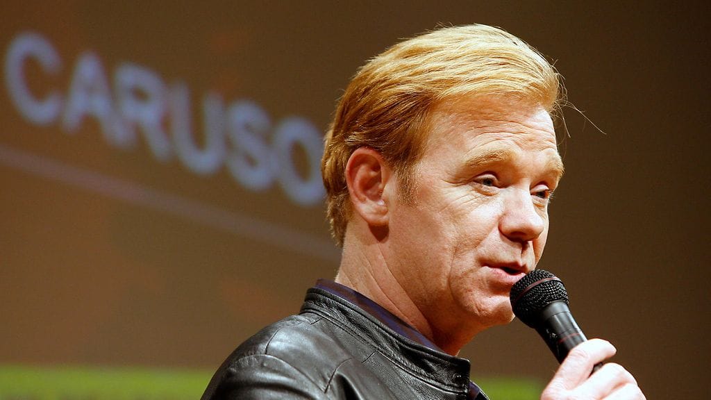 David Caruso lehdistötilaisuudessa Japanin Tokiossa vuonna 2007.