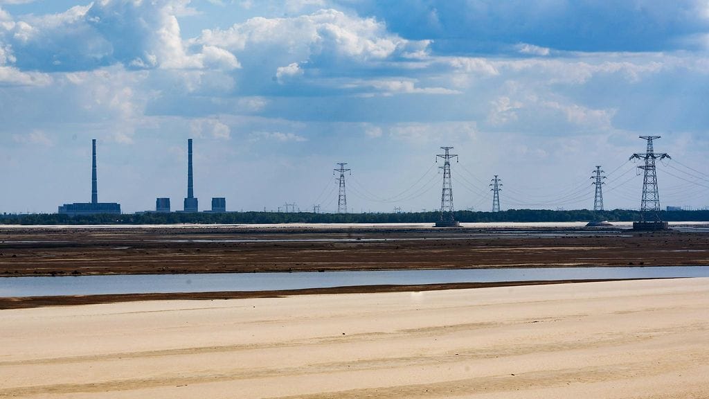 Kuvassa Zaporizhzhjan ydinvoimala heinäkuussa 2023.