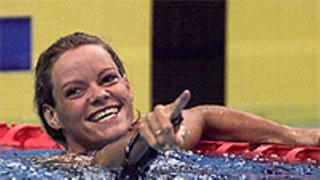 Inge De Bruijn, Photo: Nick Wilson/ALLSPORT