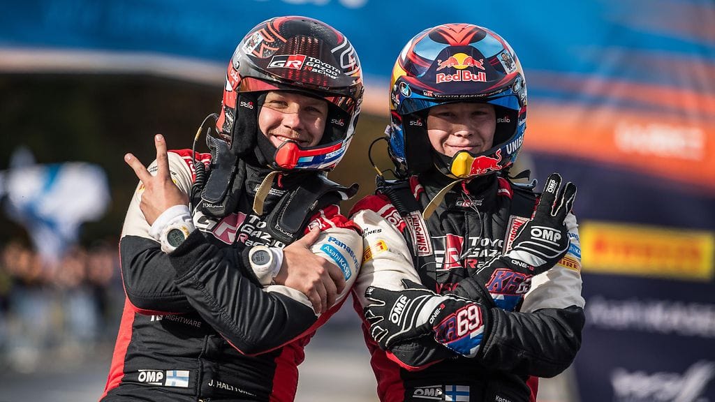 Kalle Rovanperä ja Jonne Halttunen valittiin jälleen vuoden autourheilijoiksi.