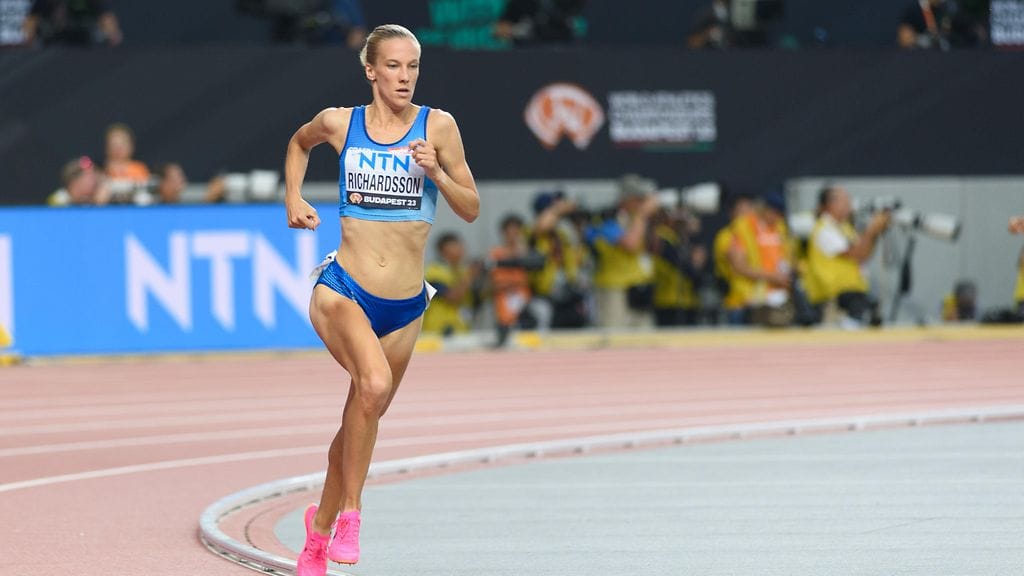 Camilla Richardsson juoksi Budapestin MM-kisoissa 5 000 ja 10 000 metrin kilpailuissa.