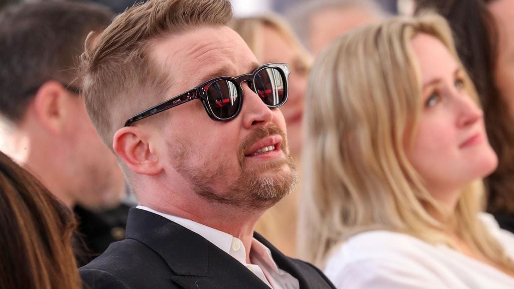 Näyttelijä Macaulay Culkin sai tähden Hollywoodin Walk of Famelle.