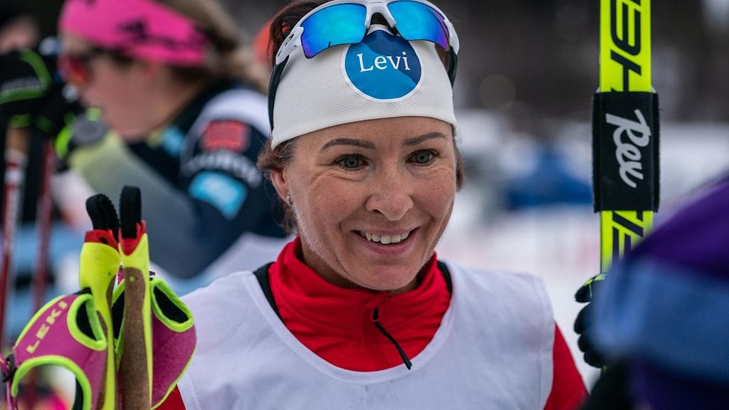 Riitta-Liisa Roponen palasi maailmancupiin pitkän tauon jälkeen Jällivaarassa.
