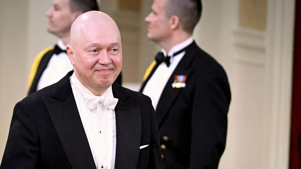 Marko Ahtisaari itsenäisyyspäivän vastaanotolla vuonna 2023.