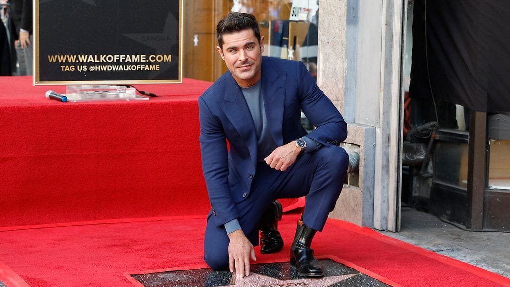 Zac Efron sai tähden kuuluisalle Hollywoodin Walk of Famelle.
