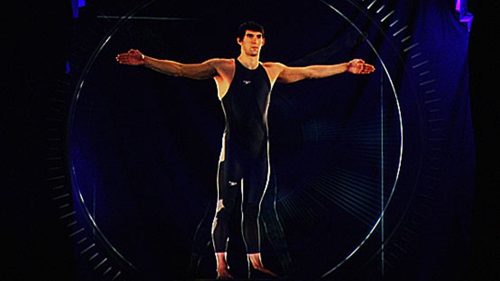 Michael Phelps avaruuspuku päällään, kuva:Getety/Tom Shaw