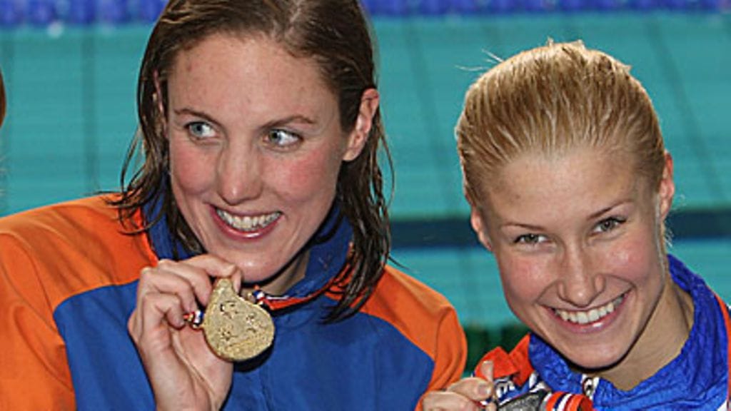 Marleen Veldhuis ja Hanna-Maria Seppälä, kuva: Hamish Blair/Getty Images