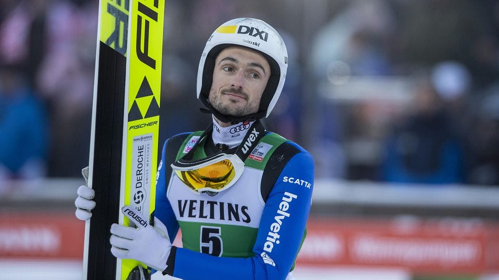 Mäkihypyn MM-mitalisti Killian Peier ei pitänyt norjalaisen huoltajan tempusta.