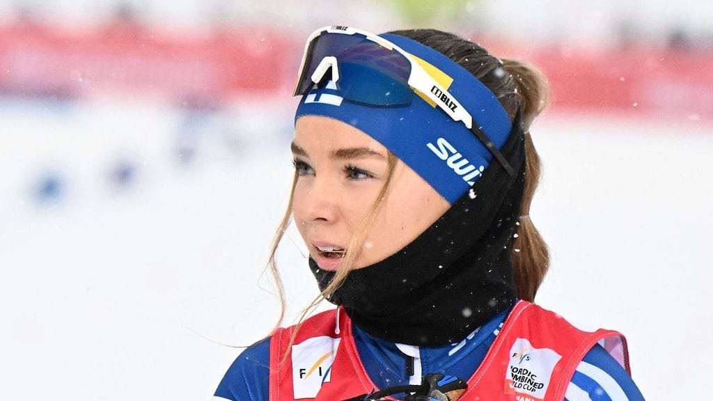 Minja Korhonen ylsi taas kärkisijoille yhdistetyn naisten maailmancupissa.