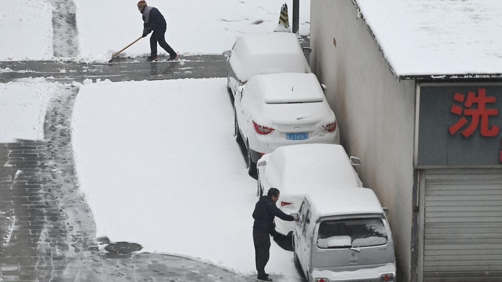 Arkistokuva. Yichunin kaupungissa Heilongjiangin maakunnassa saatetaan viikon alussa rikkoa tammikuulta 1980 peräisin oleva pakkasennätys, joka on 47,9 astetta, laitos varoitti uutistoimisto Reutersin mukaan.