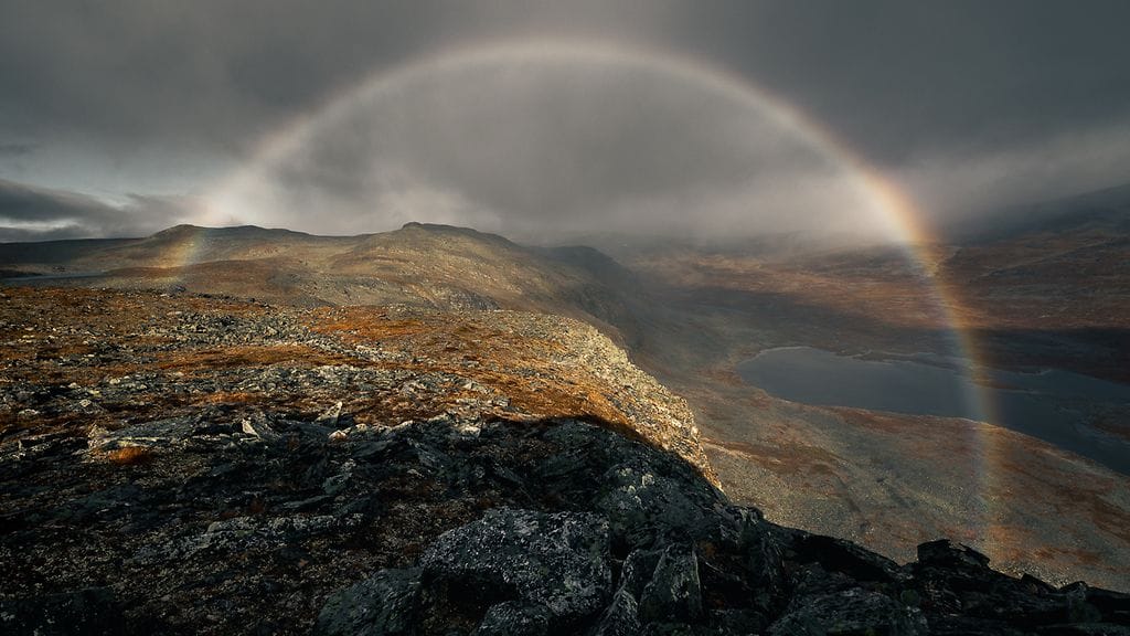 Vuoden Luontokuva 2023 on Jetro Luhtaan ”Portti tunturiin”.