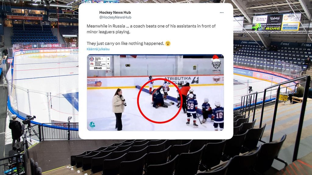 Tappelu pienten lasten pelissä tallentui videolle.