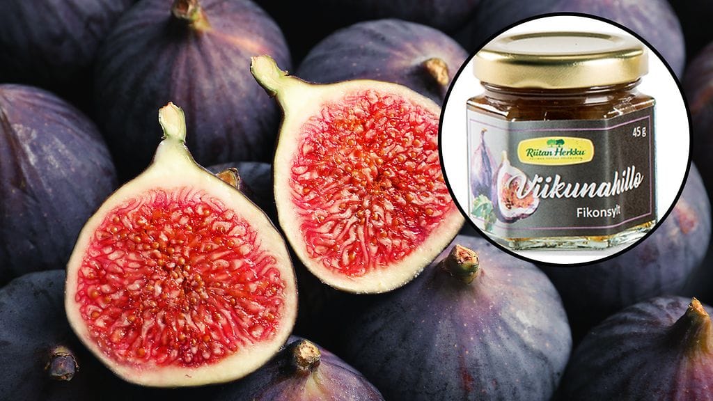 Riitan Herkku Oy:n valmistaman viikunhillon sisältämässä viikunassa on mahdollisesti liian suuri määrä aflatoksiinia. Taustalla kuvituskuva.