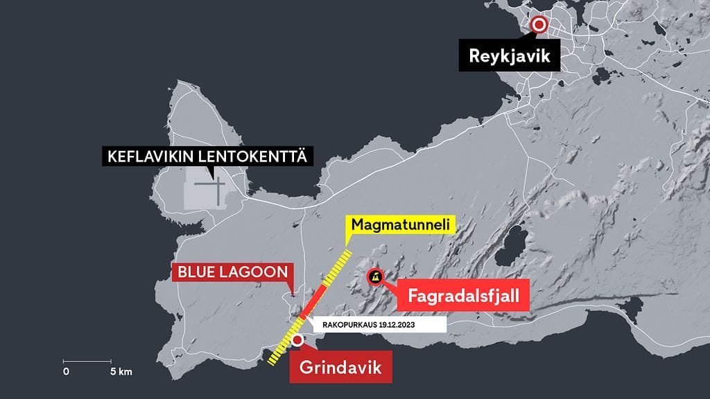 OMA Islanti tulivuorenpurkaus rakopurkaus 19122023