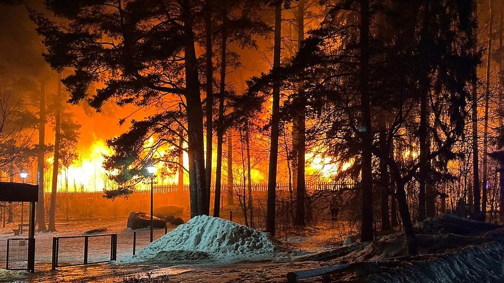 Lukijan kuva Kotka tulipalo 19122023