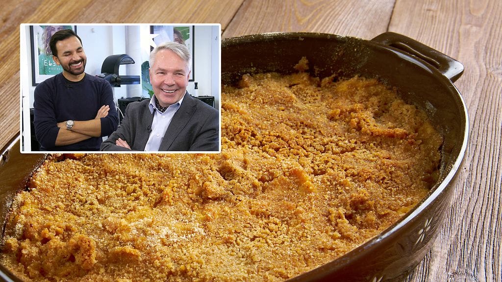 Lanttulaatikko on Pekka Haaviston ja hänen puolisonsa Antonio Floresin yksi joulupöydän suosikeista.