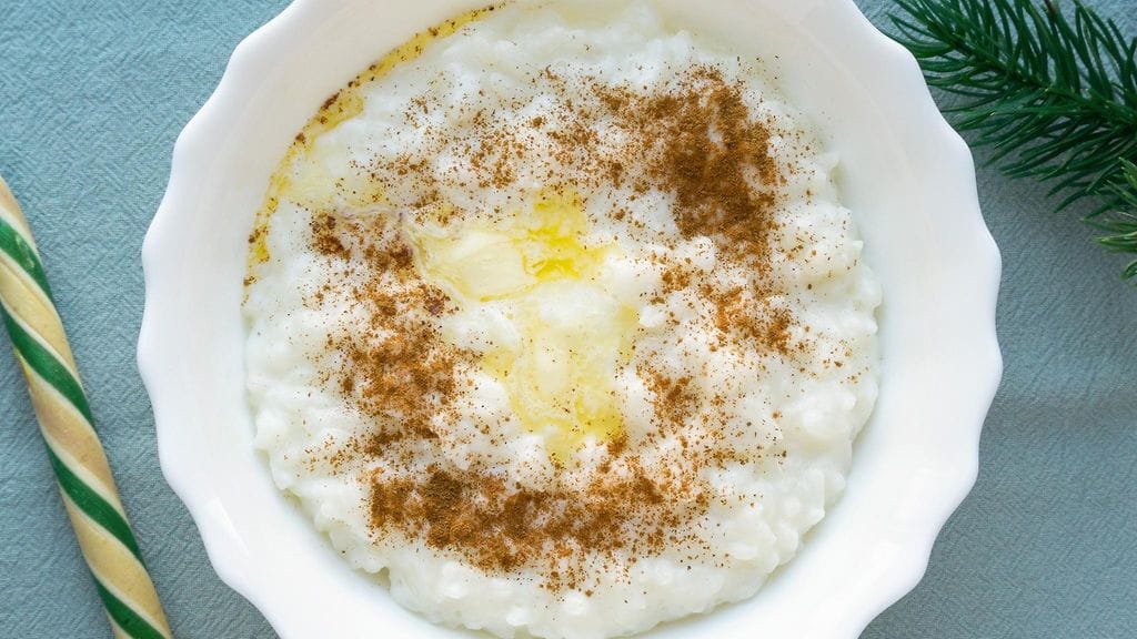 Jutta Urpilaisen jouluun kuuluu perinteinen riisipuuro. Kuvituskuva.