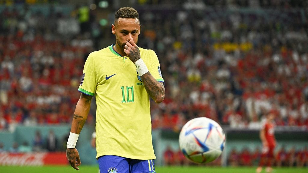 Neymar on yksi Brasilian maajoukkueen tähdistä.