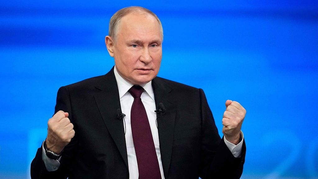 Venäjän presidentti Vladimir Putin joulukuussa.