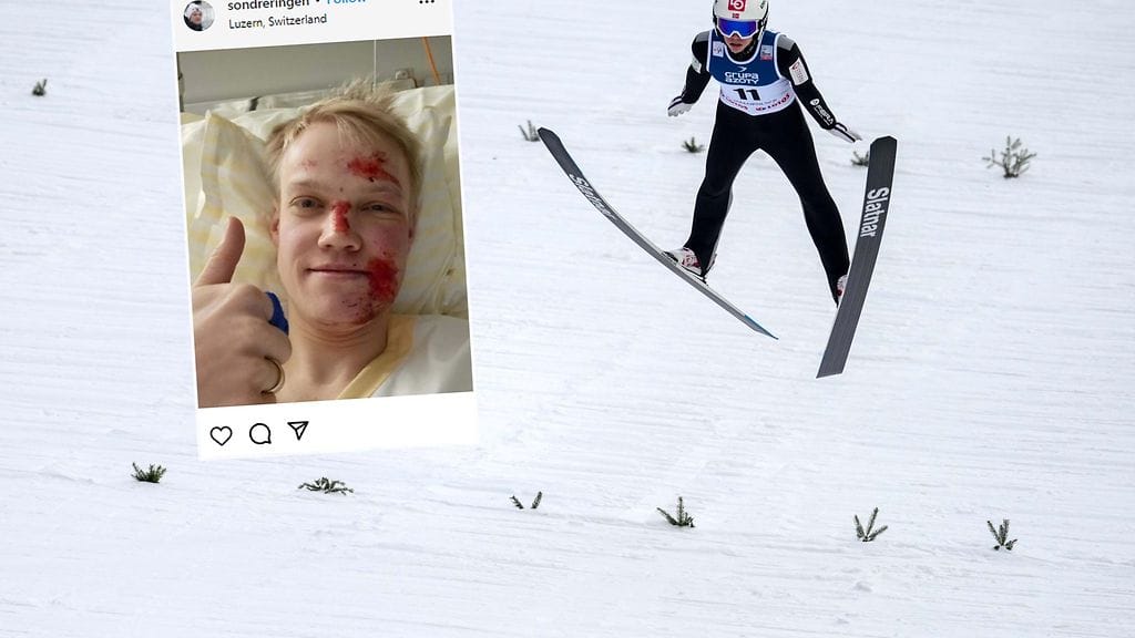 Sondre Ringen kaatui Engelbergin mäessä keskiviikkona.