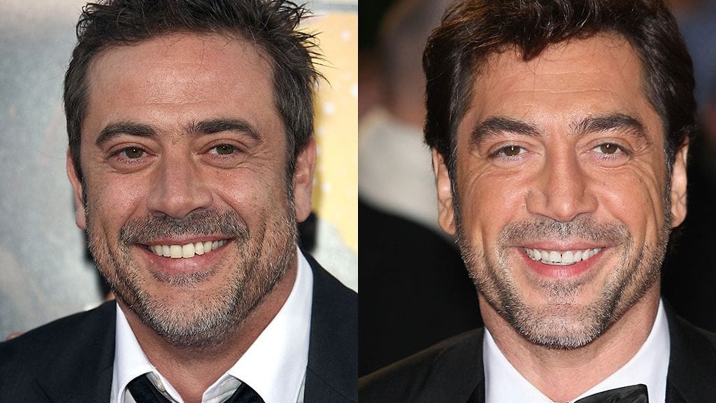 Jeffrey Dean Morgan ja Javier Bardem sekoitetaan usein toisiinsa.