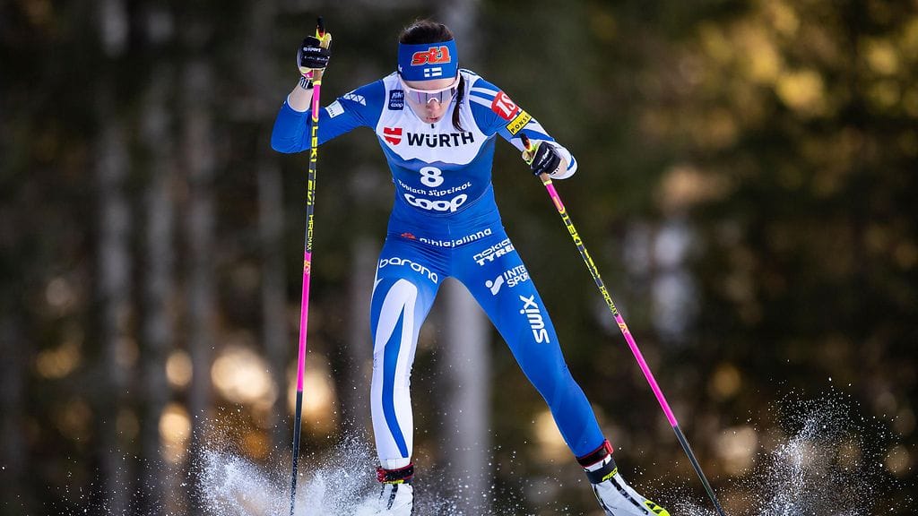 Kerttu Niskanen jatkaa Tour de Skitä kahdeksannella sijalla.