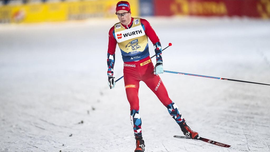 Harald Östberg Amundsen pettyi Davosin sprintissä.