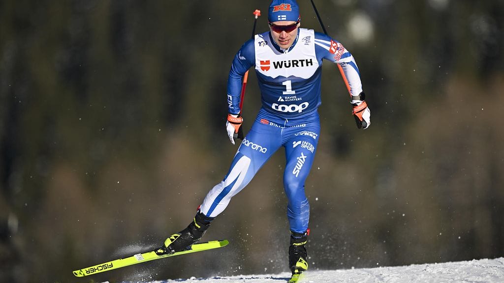 Lauri Vuorinen antoi näytteen vauhdistaan myös Davosissa.