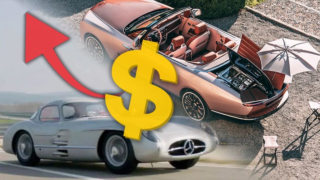 Kalleimpien autojen hinnat pyörivät kymmenissä miljoonissa.