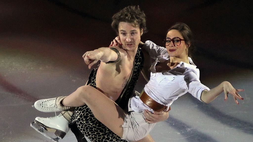 Fabian Bourzat ja Natalie Pechalat.