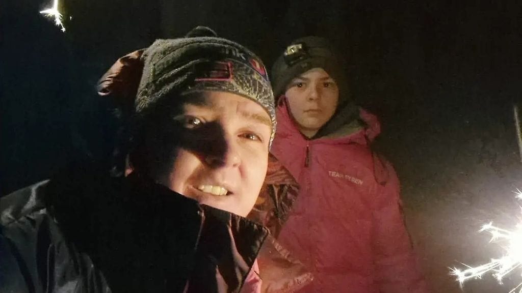 Äiti Eva ja poika Sindre menehtyivät Pallaksen lumivyöryssä. Kuvan julkaisuun on omaisten lupa.