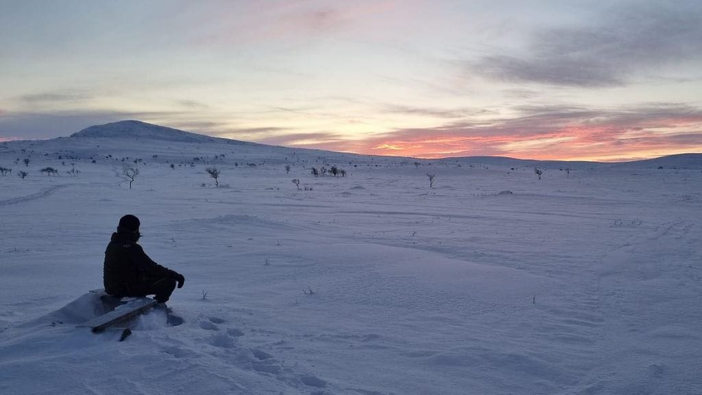 Antti Rossinen kadotti omaisuuttaan Kaldoaivin erämaa-alueella. Kuva: Antti Rossinen