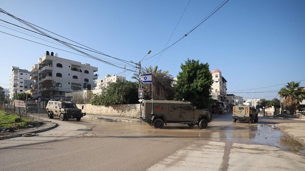 Arkistokuva Jeninin kaupungista Länsirannalta.