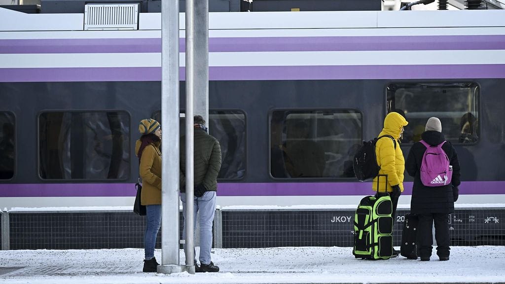 Arkistokuva Pasilan asemalta Helsingistä.