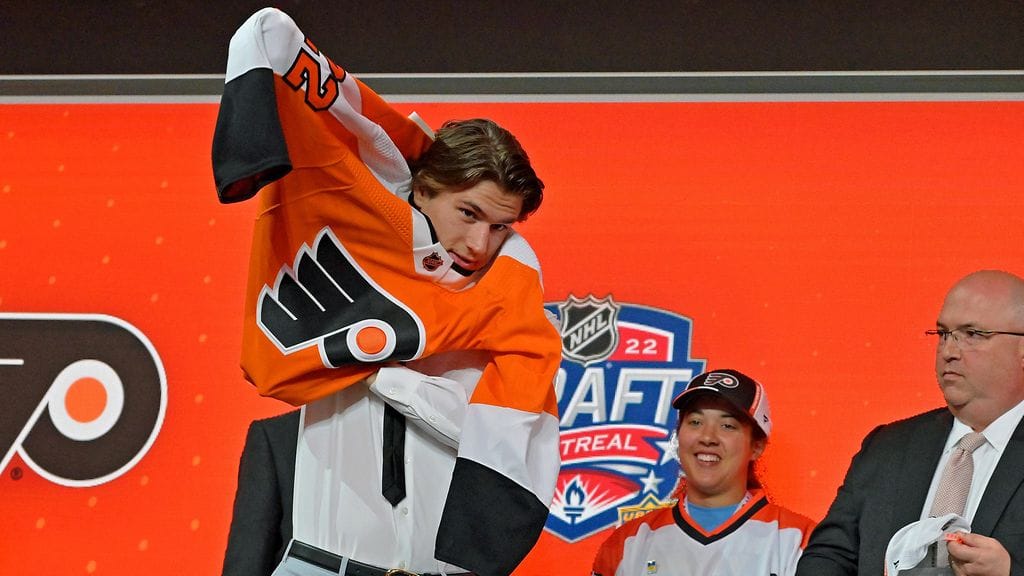 Cutter Gauthier, 19, ei halunnut pelata Philadelphia Flyersissa.