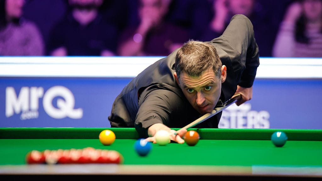Ronnie O'Sullivan pelaa parhaillaan Masters-turnauksessa Lontoossa.