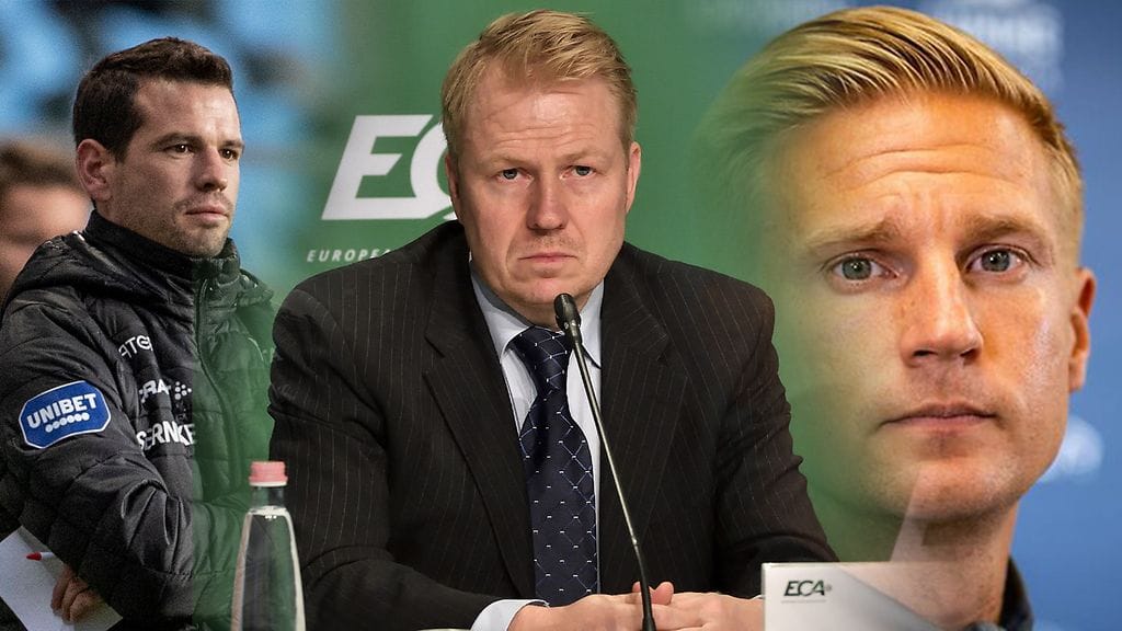 Ferran Sibilan (vas.) ja Ossi Virran (oik.) luotsaaman HJK:n sekava toiminta on viime kädessä Aki Riihilahden vastuulla.