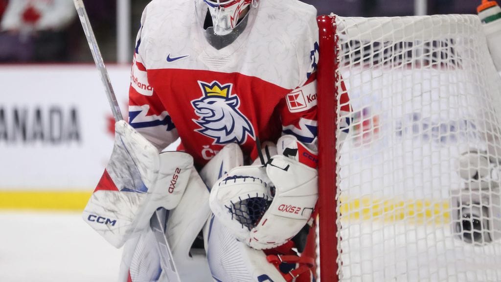 Tshekin maalilla riitti vilskettä, mutta Kanada hävisi. Kuvituskuva.