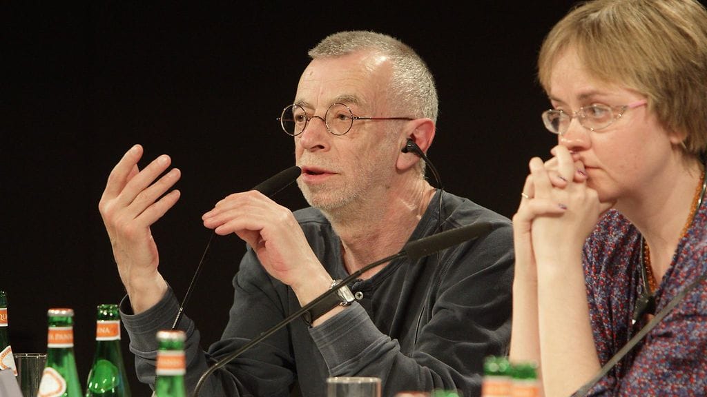 Tänään menehtynyt Lev Rubinstein Berliinissä huhtikuussa 2013.