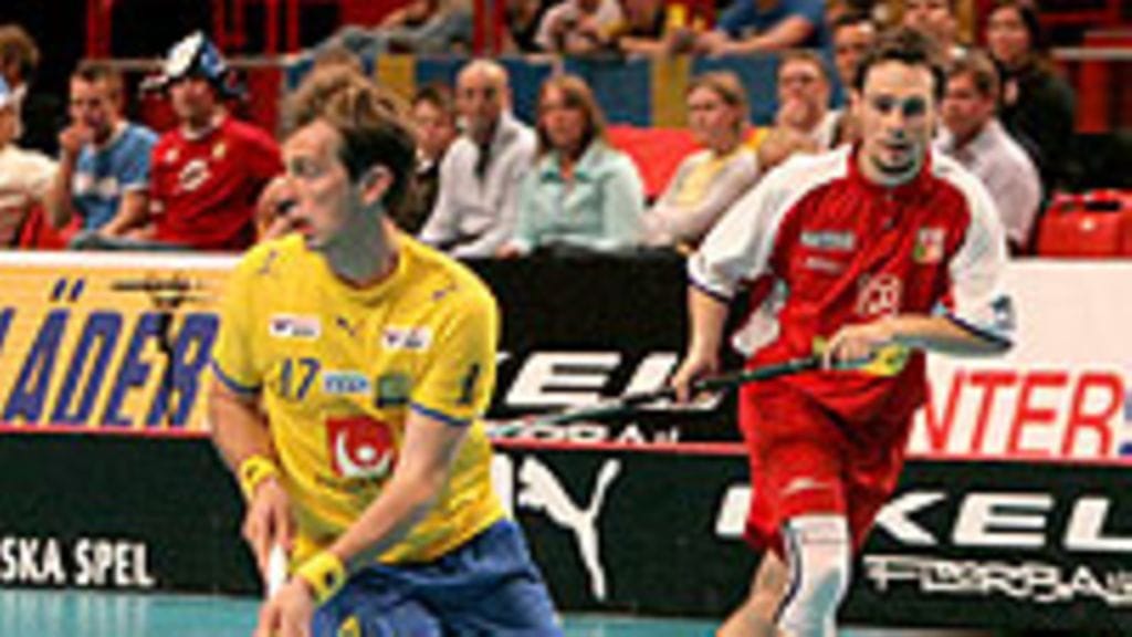 Ruotsi-Tshekki, salibandy, Photo: salibandyliiga.fi