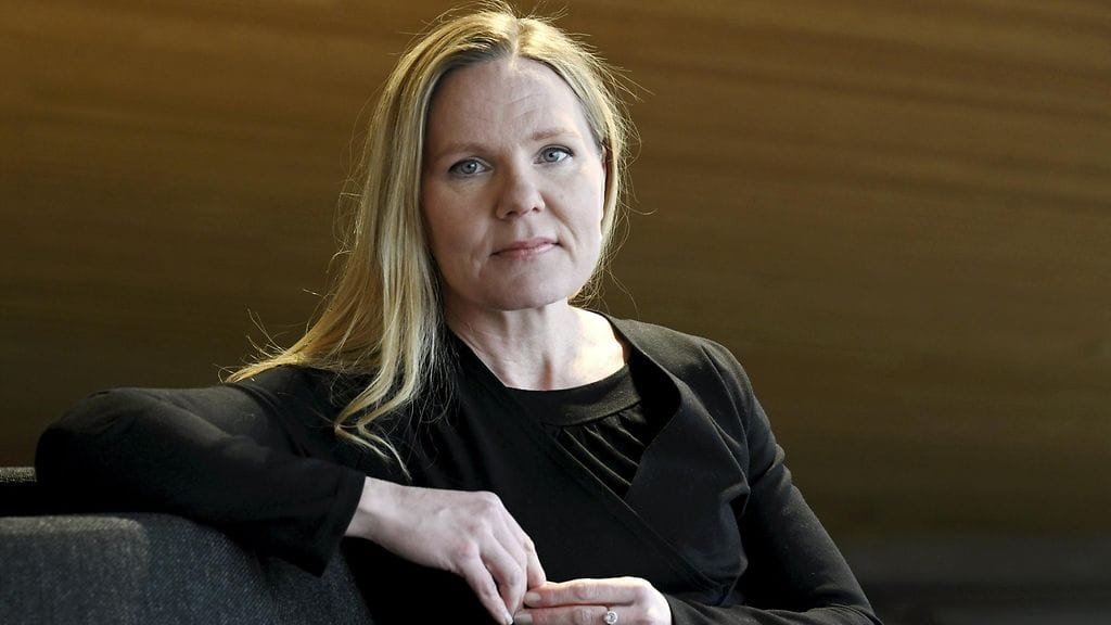 Lapsiasiavaltuutettu Elina Pekkarinen Helsingissä 8. tammikuuta 2024.