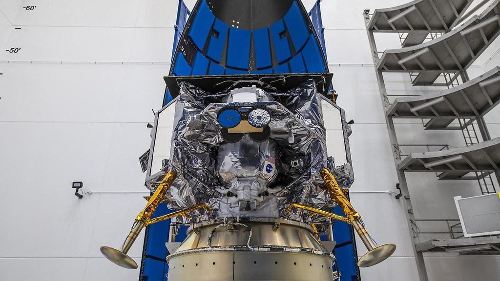 Peregrine-laskeutuja lähetettiin kohti Kuuta 8. tammikuuta.