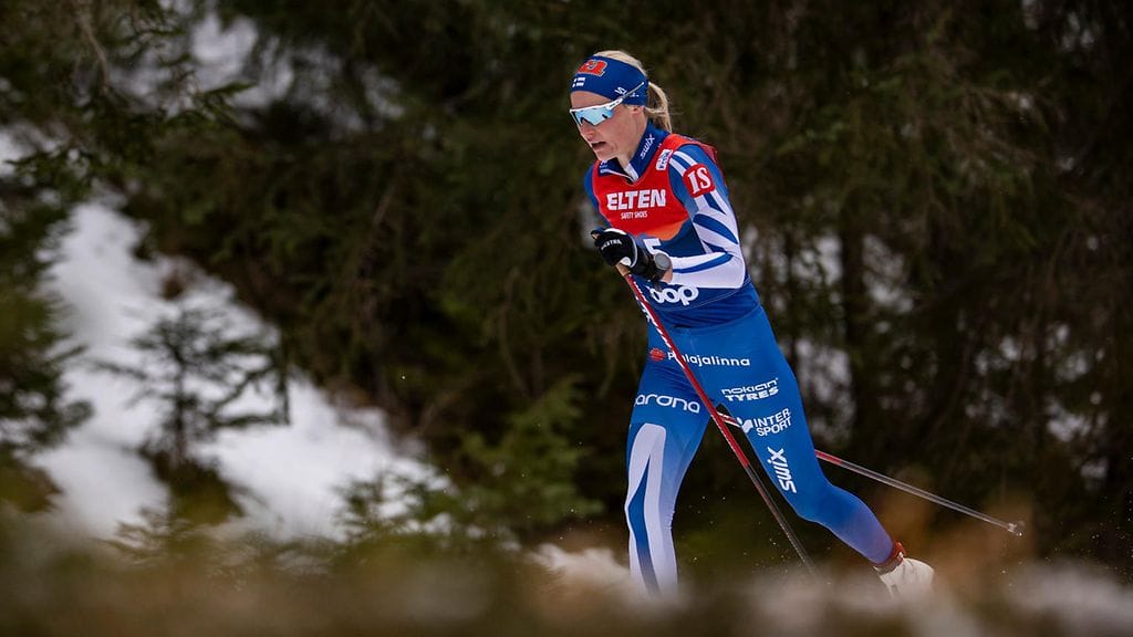 Anne Kyllösen hiihto riitti aikavertailun kautta sprintin välieriin.