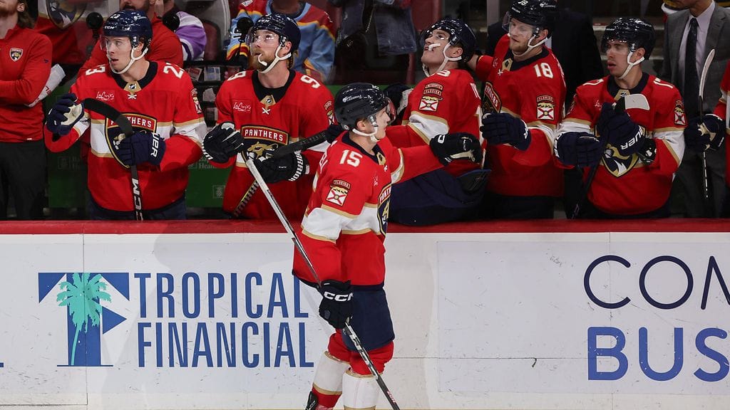 Anton Lundell teki NHL-kauden kolmannen maalinsa.