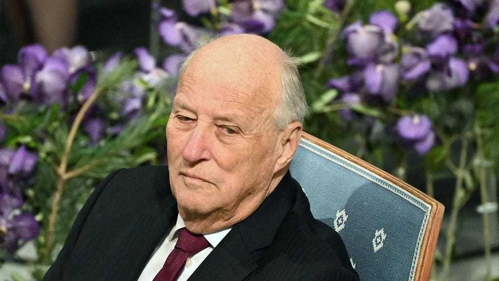 86-vuotias kuningas Harald on joutunut sairauslomalle hengitystieinfektion vuoksi.