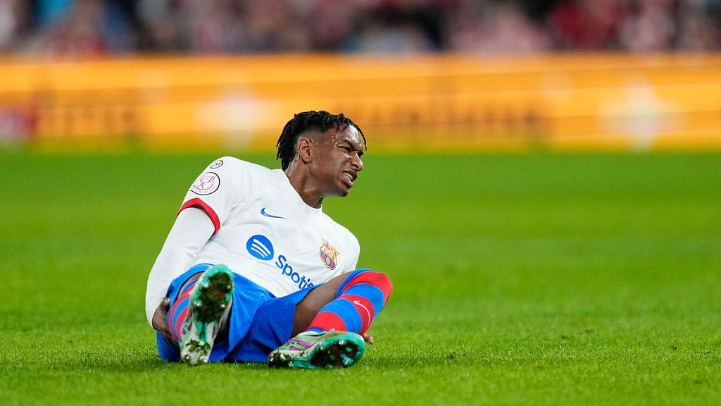 Balde loukkaantui Copa del Rey -ottelussa.