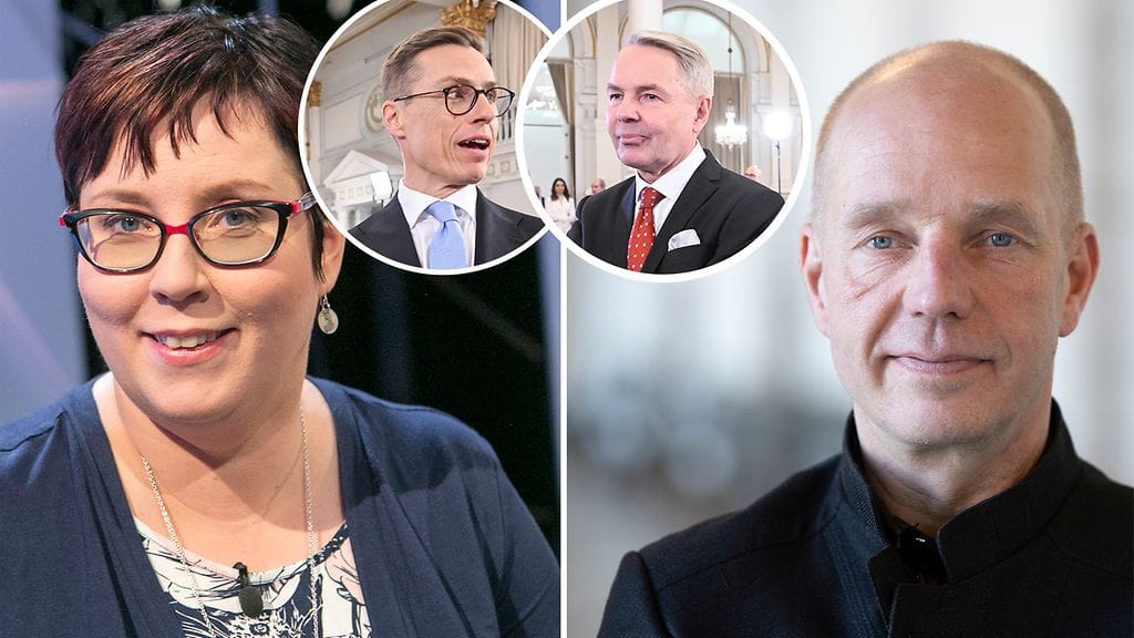 Merja Kyllönen liputtaa nyt Stubbin puolesta ja Sheikki Laakso Haaviston.